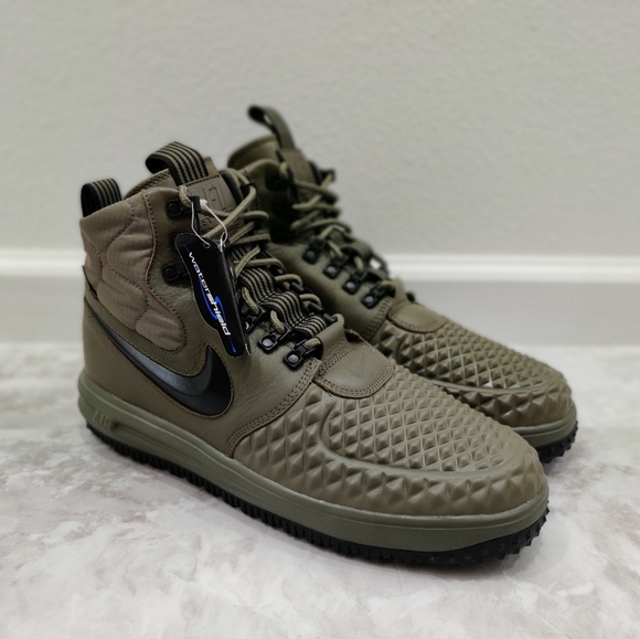 nike lunar air force 1 duckboot olive green